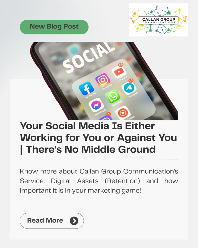 Your Social Media Is Either Working for You or Against You — There's No Middle Ground