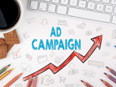 Doodle image that says "Ad Campagin"