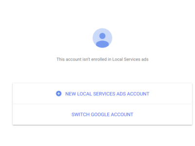 Local Service Ads Screenshot